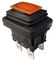 Переключатель кнопки электрический, снабжение жилищем PA66/PC, оранжевое СИД, водоустойчивое, LC83-3