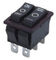 Переключатель кнопки строки двойника R5, 32*25mm, 16A 250V, 20A 125V, PA66 снабжение жилищем, с/без лампы