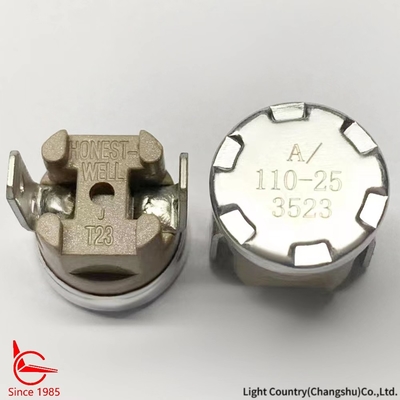 Нижняя установка KSD301 Тепловой выключатель 16A 250V Промышленный термостат Tetrastyle PPS Case
