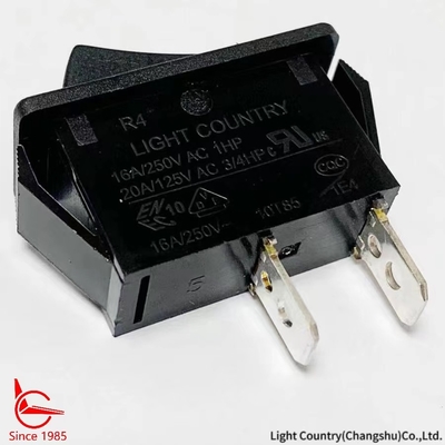 Taiwan Light Country R4 Black ON OFF Rocker Switch 33*15 мм 16А 250В